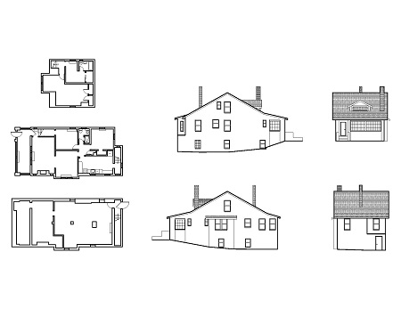 Residential house drawings.